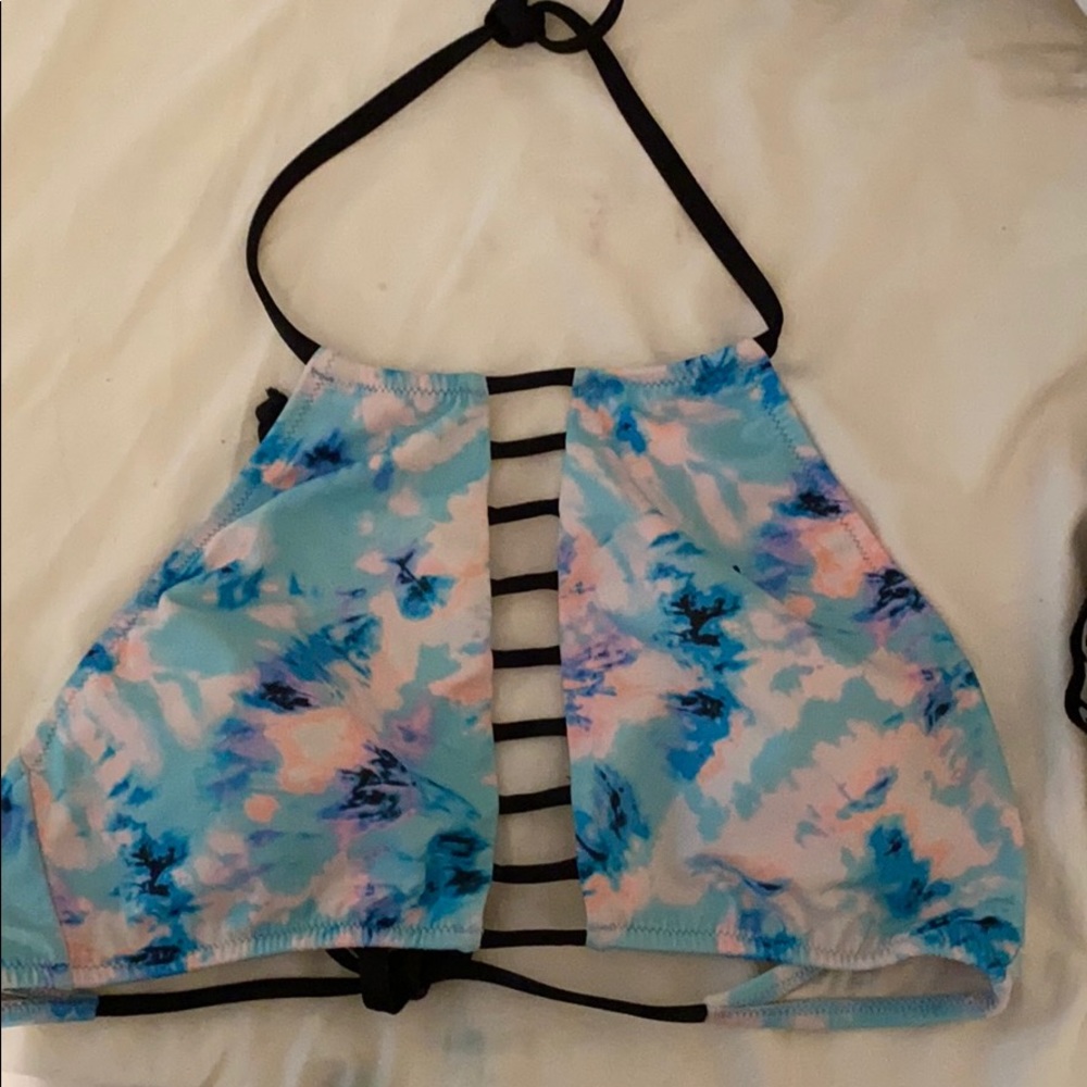 Pink bathing suite top